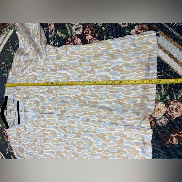 Summersalt Pajama Top Lightweight Sleepwear Relaxed Long Sleeve Button up sz XL - Picture 5 of 10